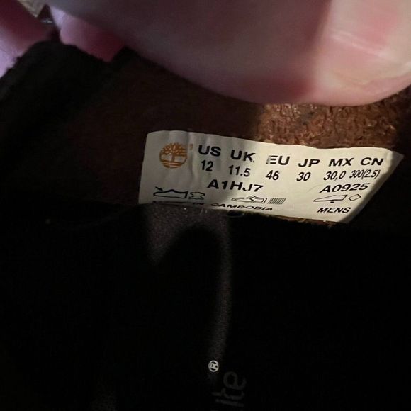 Mens Timberland Dark Brown Leather Cap‎ Toe Oxford Shoes Size 12 M GUC - Picture 6 of 6